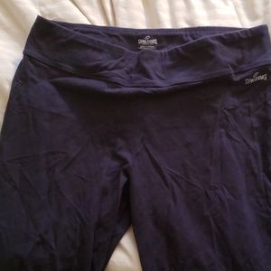 Spalding navy blue workout pants